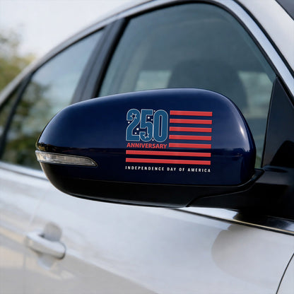 250th Anniversary Independence Day Decal American Flag Patriotic USA Car Sticker