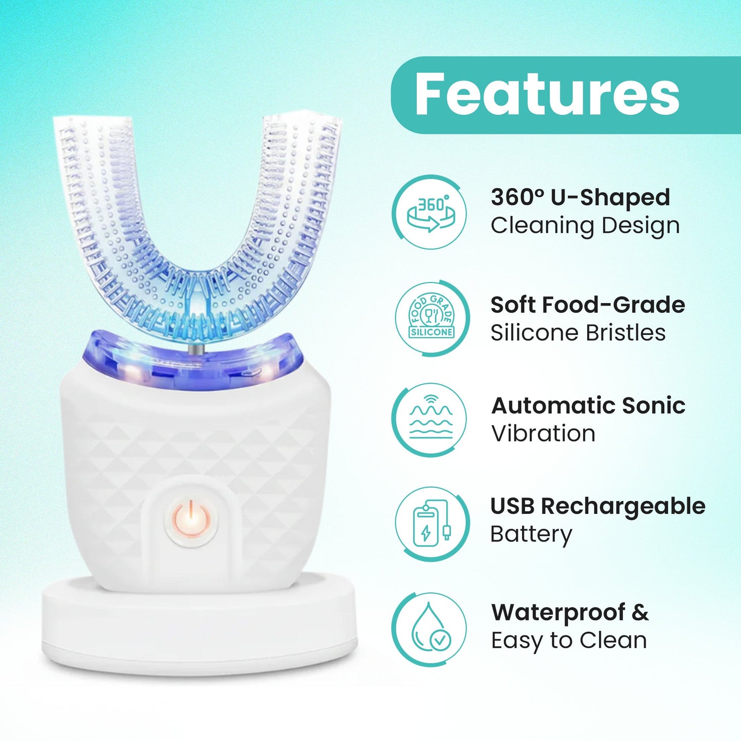 🪥🦷360° U-shaped Automatic Toothbrush