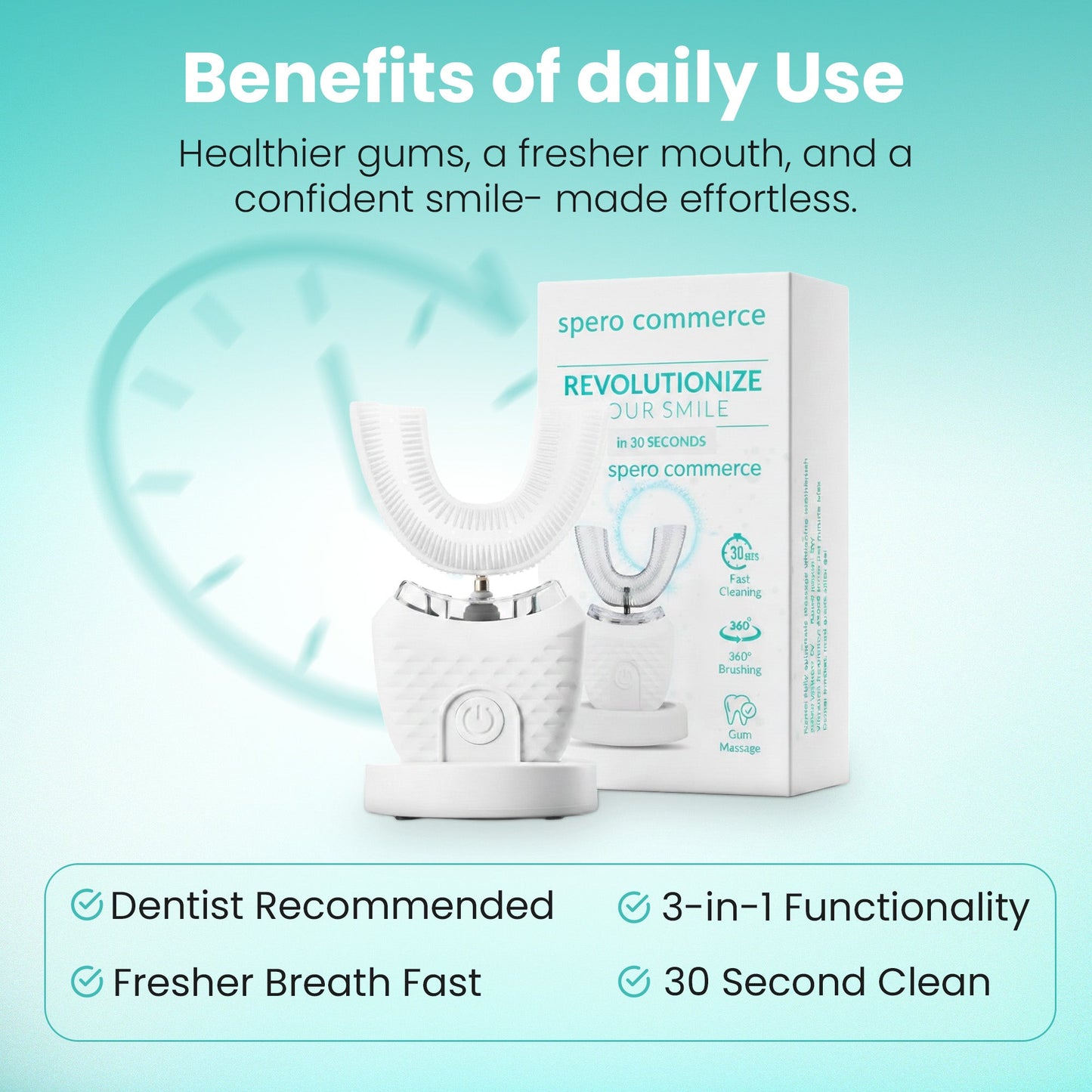 🪥🦷360° U-shaped Automatic Toothbrush