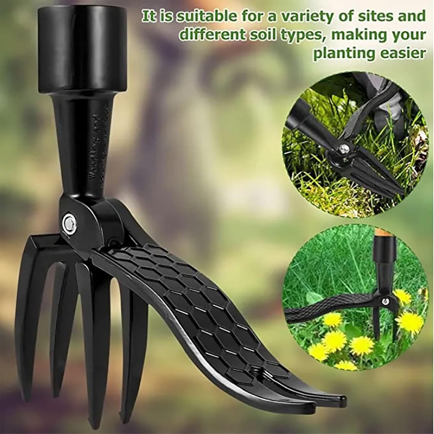 😲No More Bending, Easy Weeding🌿Detachable Stand Up Weed Puller Tool