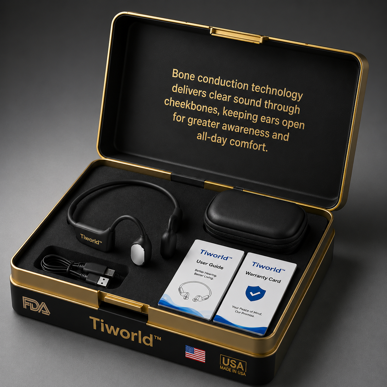 🌎Ends Today: 83% OFF!⏰👂Revitalize your ears again💖 💥 LIMITED TIME OFFER!🔥Bone Conduction Smart Hearing Aid Bluetooth Earphones