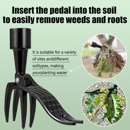 😲No More Bending, Easy Weeding🌿Detachable Stand Up Weed Puller Tool