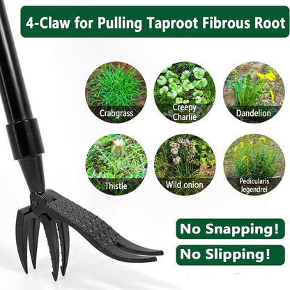 😲No More Bending, Easy Weeding🌿Detachable Stand Up Weed Puller Tool