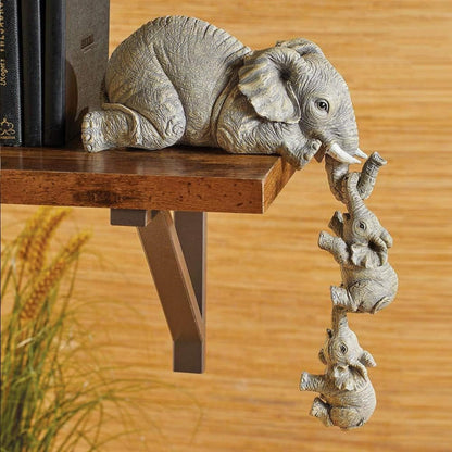 🐘Mothers Day Gifts❤Elephant Shelf Sitter 3Pcs Set