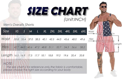 🔥America's 250th Anniversary 🇺🇸🎉-Up to 50% Off🔥Unisex USA FLAG Overalls Shorts