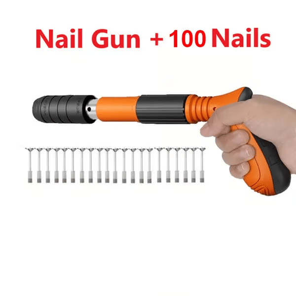 🔥 LAST DAY 49% OFF- Woodworking and Decoration Integrated Nail shooter