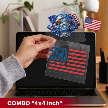 USA 250th Anniversary Eagle Decal – United States of America 1776–2026 Patriotic Sticker