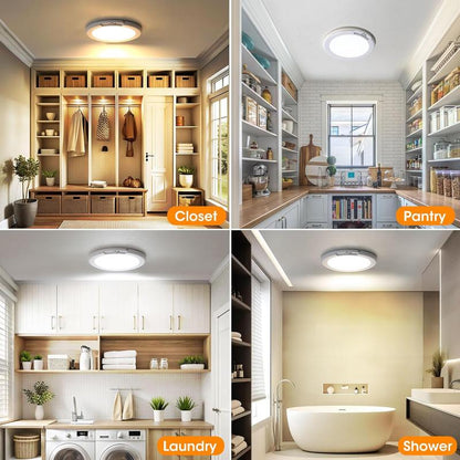 🎁 50% OFF🔌 Remote Rechargeable Motion Sensor Ceiling Light - Wireless Magnetic💡