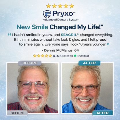 70% off! ⏰Pryxo™ Complete Dentures -- T