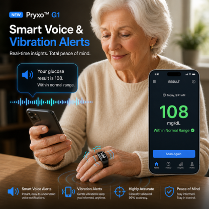 🎉 75% OFF Launch Offer🔥Pryxo™ G1 Non-Invasive Smart Ring