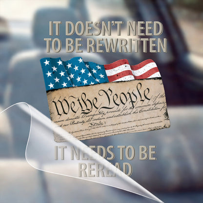 We the People Decal – 250th Anniversary USA, American Flag, 1776-2026 Sticker
