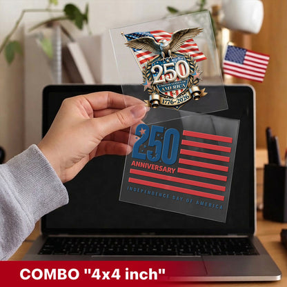 United States of America 250th Anniversary Decal – Eagle, Flag, 1776-2026 Sticker
