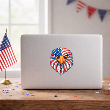 250th Anniversary USA Decal – American Eagle with Flag Design for Car, Window