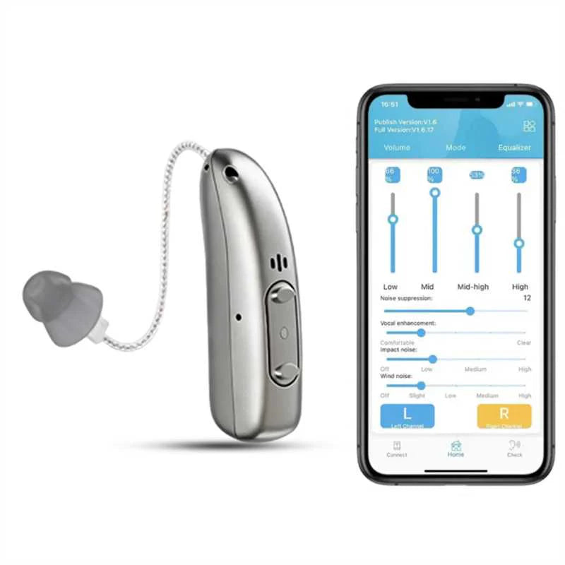 OTC Hearing Aids for Seniors: 80h Standby, One-Button, Comfortable with Clear Sound & Noise Reduction