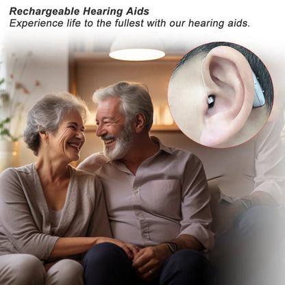 OTC Hearing Aids for Seniors: 80h Standby, One-Button, Comfortable with Clear Sound & Noise Reduction