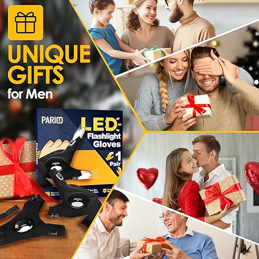 Hands-Free LED Half Finger Gloves