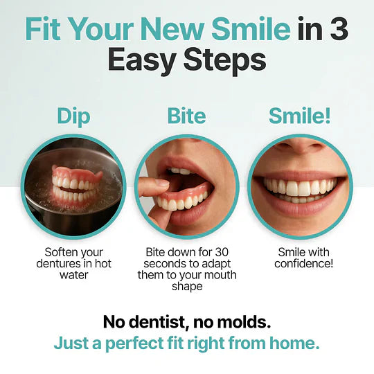 🔥Nidagene™ Custom-Fit Functional Dentures — Made in the USA, FDA Certified, Up to 70% OFF for a More Confident Smile!