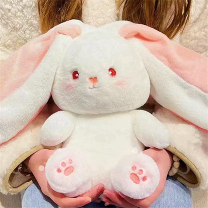 🐰Easter Early Sale 50% OFF🍓Strawberry Bunny Transformed into Little Rabbit🎀 Fruit Doll Plush Toy🐰
