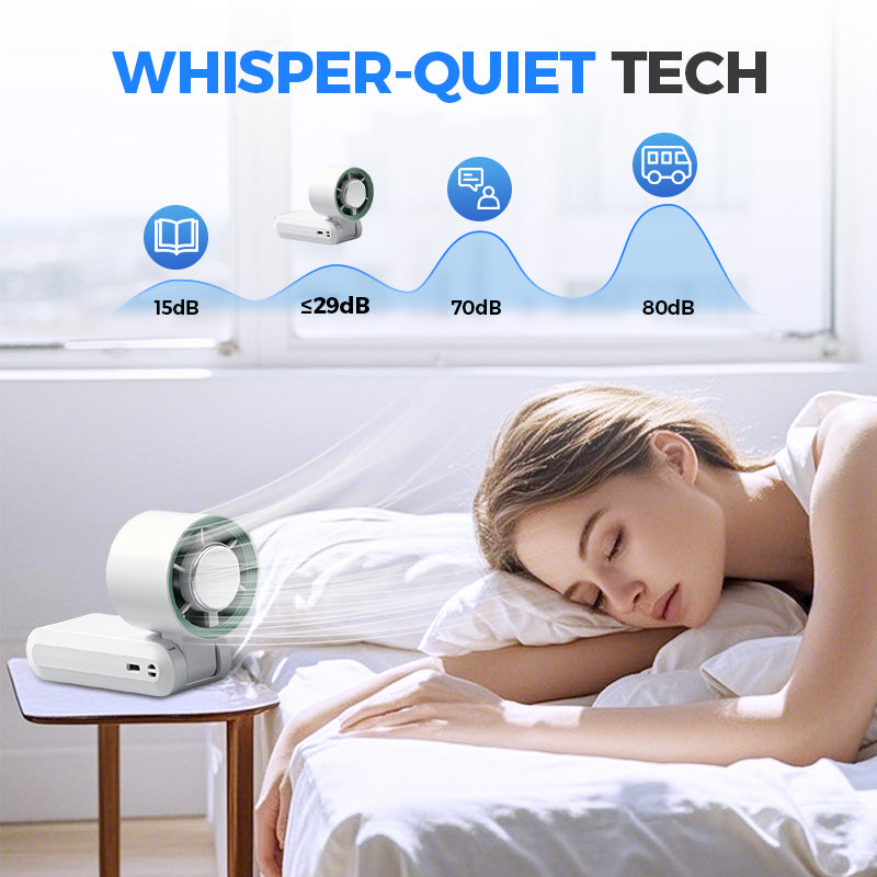 Handheld Portable Fan with Ice Cooler